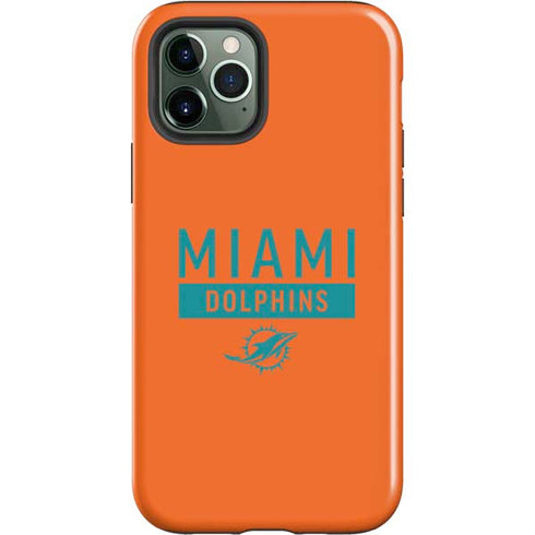 NFL Miami Dolphins Orange Performance Series iPhone 12 Pro Impact Case