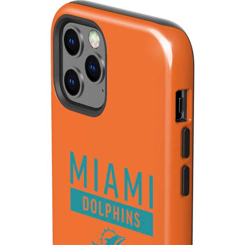 NFL Miami Dolphins Orange Performance Series iPhone 12 Pro Impact Case