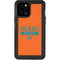 NFL Miami Dolphins Orange Performance Series iPhone 12 Pro Max Waterproof Case