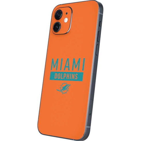 NFL Miami Dolphins Orange Performance Series iPhone 12 Skin