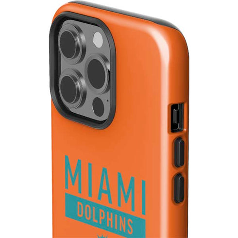 NFL Miami Dolphins Orange Performance Series iPhone 13 Pro Impact Case