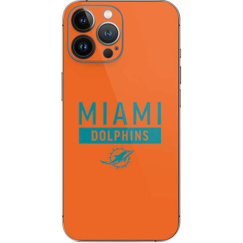 NFL Miami Dolphins Orange Performance Series iPhone 13 Pro Max Skin