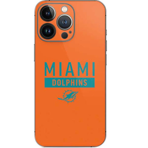 NFL Miami Dolphins Orange Performance Series iPhone 13 Pro Skin