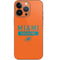 NFL Miami Dolphins Orange Performance Series iPhone 13 Pro Skin