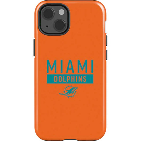 NFL Miami Dolphins Orange Performance Series iPhone 15 Impact Case