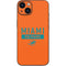 NFL Miami Dolphins Orange Performance Series iPhone 15 Plus Skin
