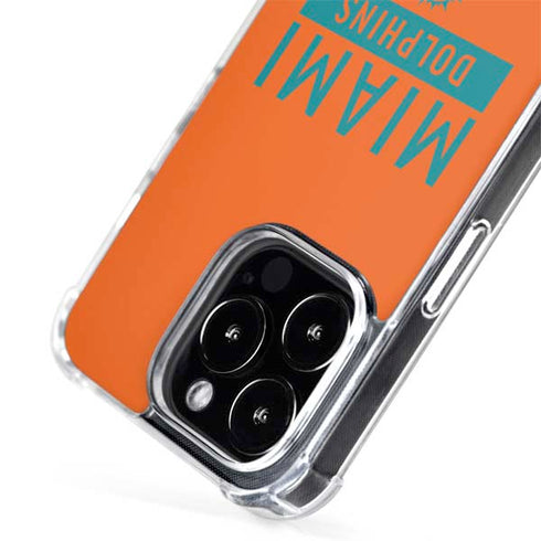 NFL Miami Dolphins Orange Performance Series iPhone 15 Pro Max MagSafe Case