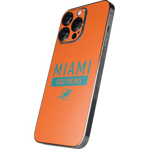 NFL Miami Dolphins Orange Performance Series iPhone 14 Pro Skin