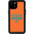 NFL Miami Dolphins Orange Performance Series iPhone 15 Plus Waterproof Case