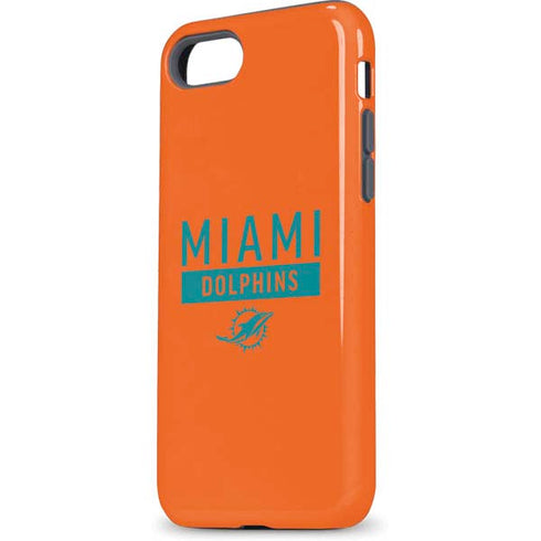 NFL Miami Dolphins Orange Performance Series iPhone 8 Pro Case