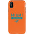 NFL Miami Dolphins Orange Performance Series iPhone X Pro Case