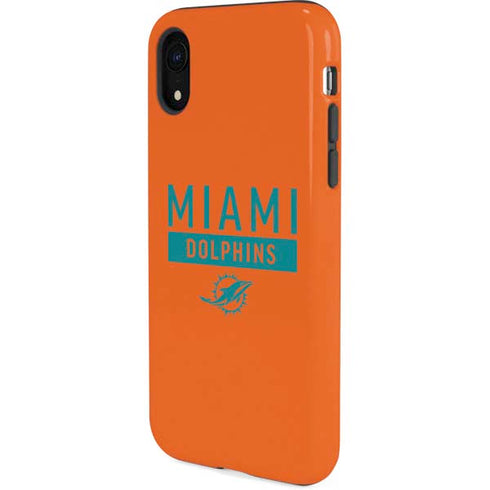 NFL Miami Dolphins Orange Performance Series iPhone XR Pro Case