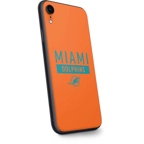 NFL Miami Dolphins Orange Performance Series iPhone XR Skin