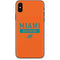 NFL Miami Dolphins Orange Performance Series iPhone XS Max Skin