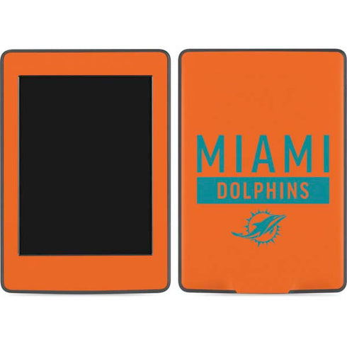 NFL Miami Dolphins Orange Performance Series Amazon Kindle Skin