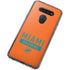 NFL Miami Dolphins Orange Performance Series LG K51/Q51 Clear Case