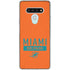 NFL Miami Dolphins Orange Performance Series LG Stylo 6 Clear Case