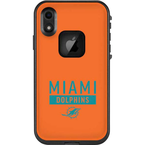 NFL Miami Dolphins Orange Performance Series LifeProof Fre iPhone Skin