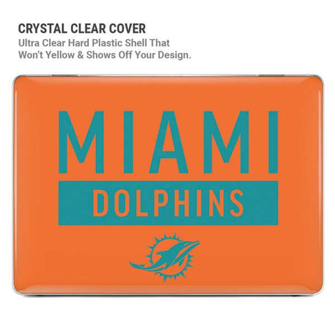 NFL Miami Dolphins Orange Performance Series MacBook Pro 16in (2021-25) Case plus Skin
