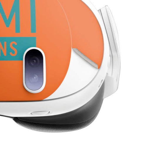 NFL Miami Dolphins Orange Performance Series Meta Quest 3 Skin