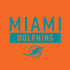 NFL Miami Dolphins Orange Performance Series Moto E5 Play Skin