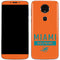 NFL Miami Dolphins Orange Performance Series Moto E5 Plus Skin