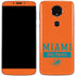 NFL Miami Dolphins Orange Performance Series Moto E5 Plus Skin