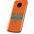 NFL Miami Dolphins Orange Performance Series Moto G6 Skin
