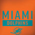 NFL Miami Dolphins Orange Performance Series Moto G6 Skin