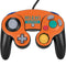 NFL Miami Dolphins Orange Performance Series Nintendo GameCube Controller Skin