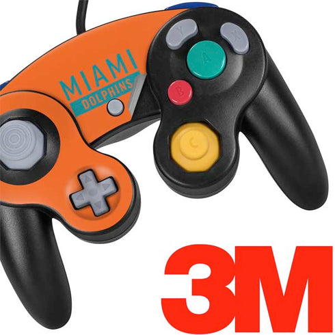 NFL Miami Dolphins Orange Performance Series Nintendo GameCube Controller Skin