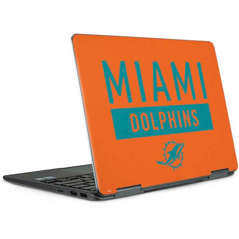 NFL Miami Dolphins Orange Performance Series Notebook 9 Pro 13in (2017) Skin