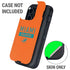 NFL Miami Dolphins Orange Performance Series Otterbox Defender iPhone Skin