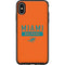 NFL Miami Dolphins Orange Performance Series Otterbox Symmetry iPhone Skin