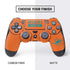 NFL Miami Dolphins Orange Performance Series PS4 Controller Skin