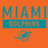 NFL Miami Dolphins Orange Performance Series PS4 Slim Skin