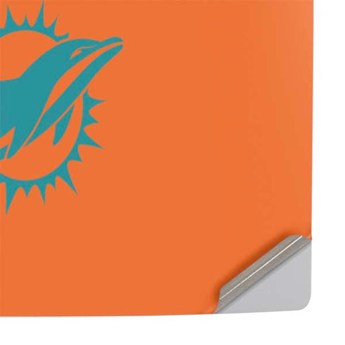 NFL Miami Dolphins Orange Performance Series PS5 Console Skin