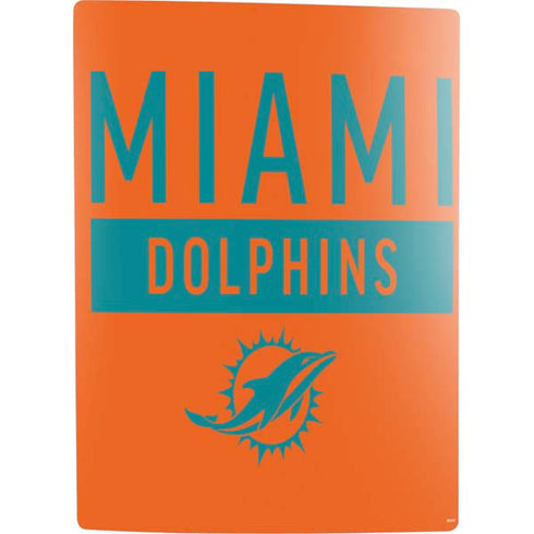 NFL Miami Dolphins Orange Performance Series PS5 Digital Edition Bundle Skin