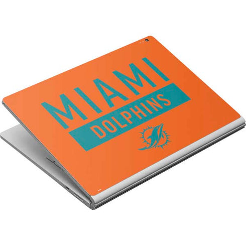 NFL Miami Dolphins Orange Performance Series Surface Book Skin