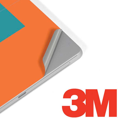 NFL Miami Dolphins Orange Performance Series Surface Go Skin