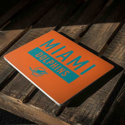 NFL Miami Dolphins Orange Performance Series Surface Laptop 2 Skin