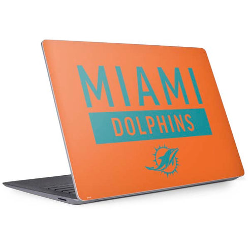 NFL Miami Dolphins Orange Performance Series Surface Laptop 3 13.5in Skin