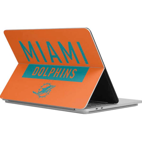 NFL Miami Dolphins Orange Performance Series Surface Laptop Studio Skin