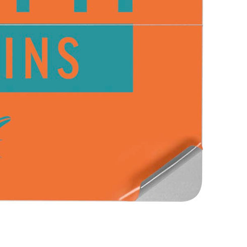 NFL Miami Dolphins Orange Performance Series Surface Laptop Studio Skin