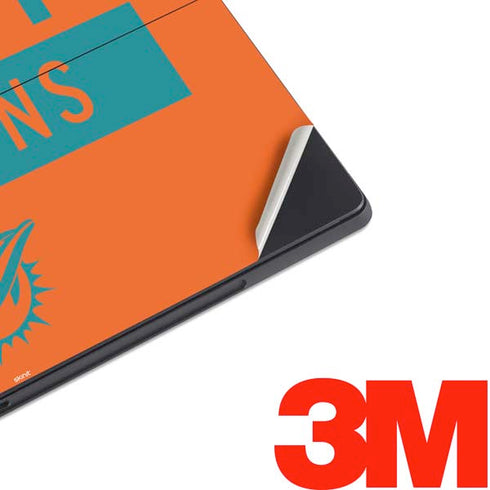 NFL Miami Dolphins Orange Performance Series Surface Pro 7 Skin
