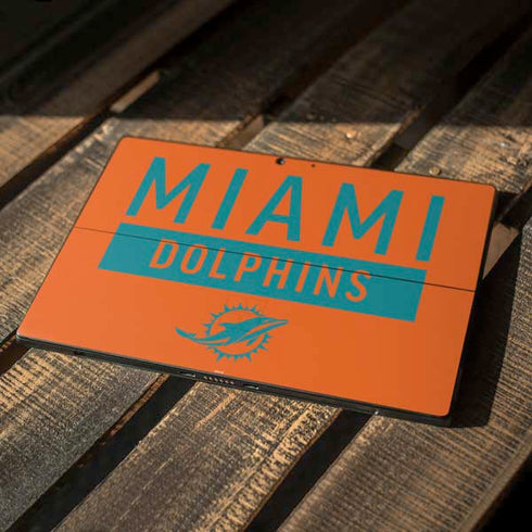 NFL Miami Dolphins Orange Performance Series Surface Pro 7 Skin