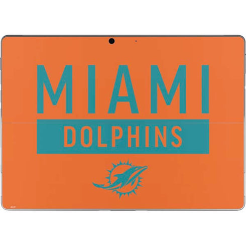 NFL Miami Dolphins Orange Performance Series Surface Pro 8 Skin