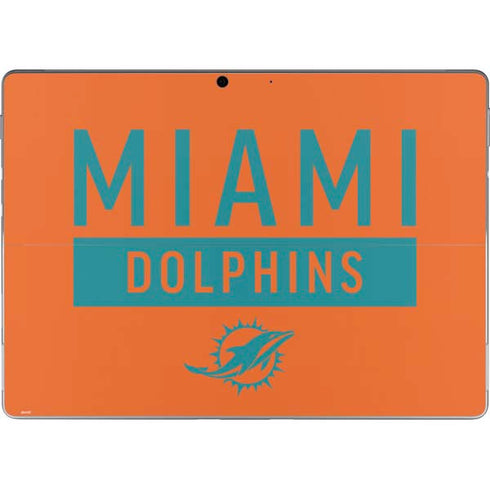 NFL Miami Dolphins Orange Performance Series Surface Pro 9 Skin