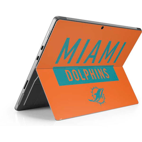 NFL Miami Dolphins Orange Performance Series Surface Pro 9 Skin