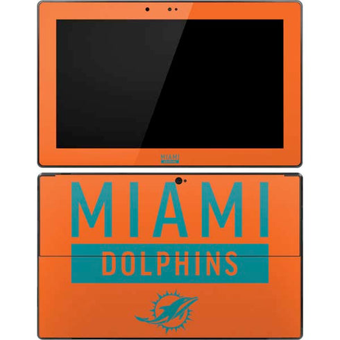 NFL Miami Dolphins Orange Performance Series Surface Pro Tablet Skin